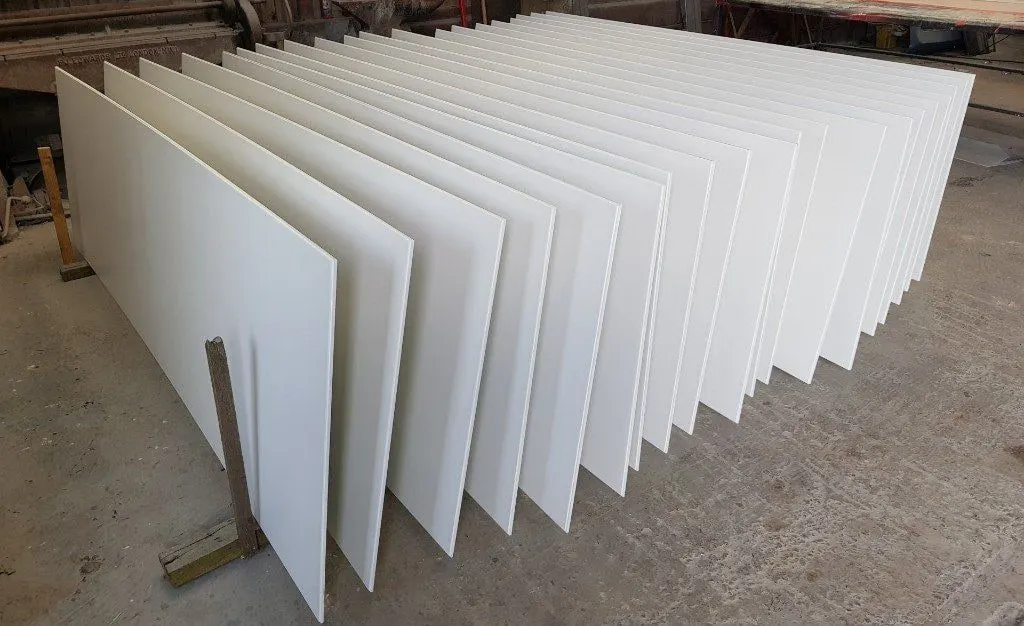 Commercial boards sprayed white by Lee Niven, Dumfries
