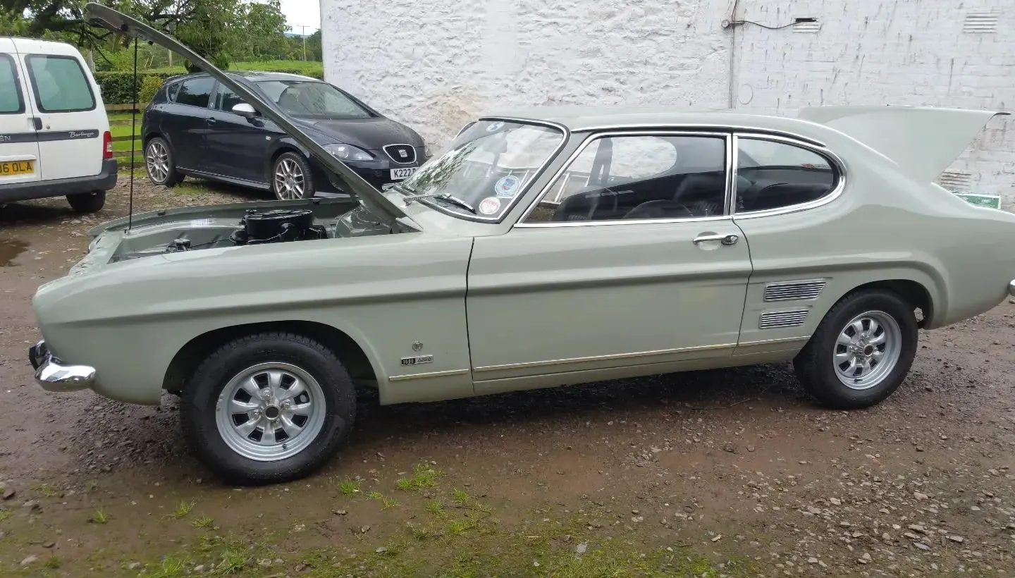 MK1 Ford Capri after a full respray by Lee Niven, Dumfries