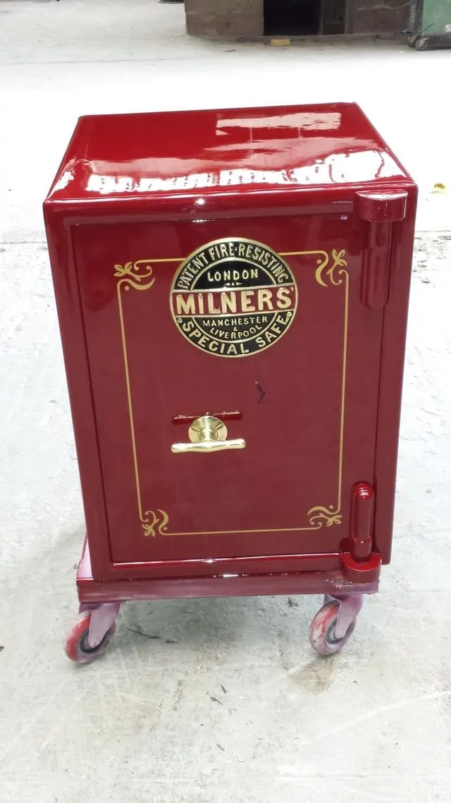 Antique Milners safe by Lee Niven, Dumfries